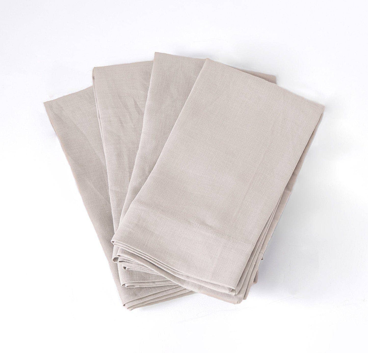 Smooth Linen Napkin Set