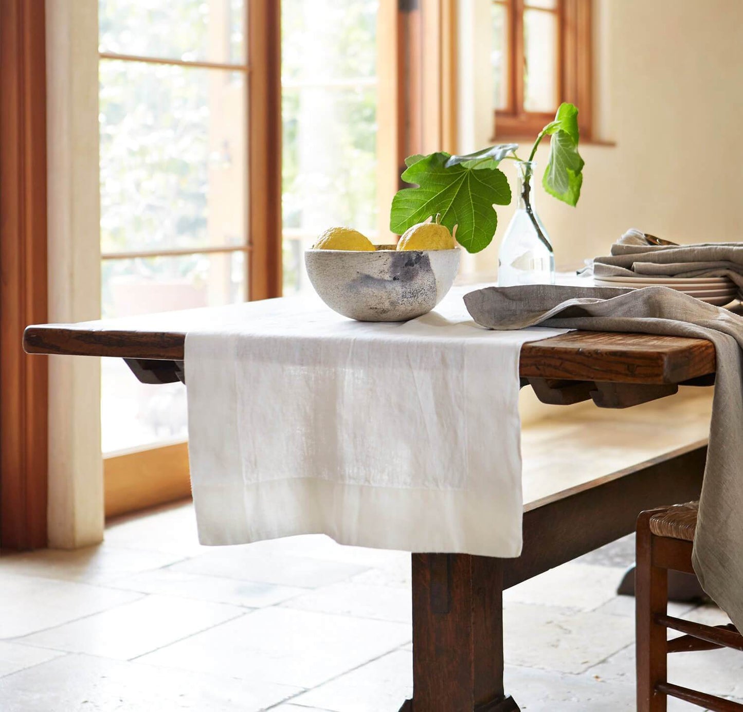 Heirloom Linen Table Runner