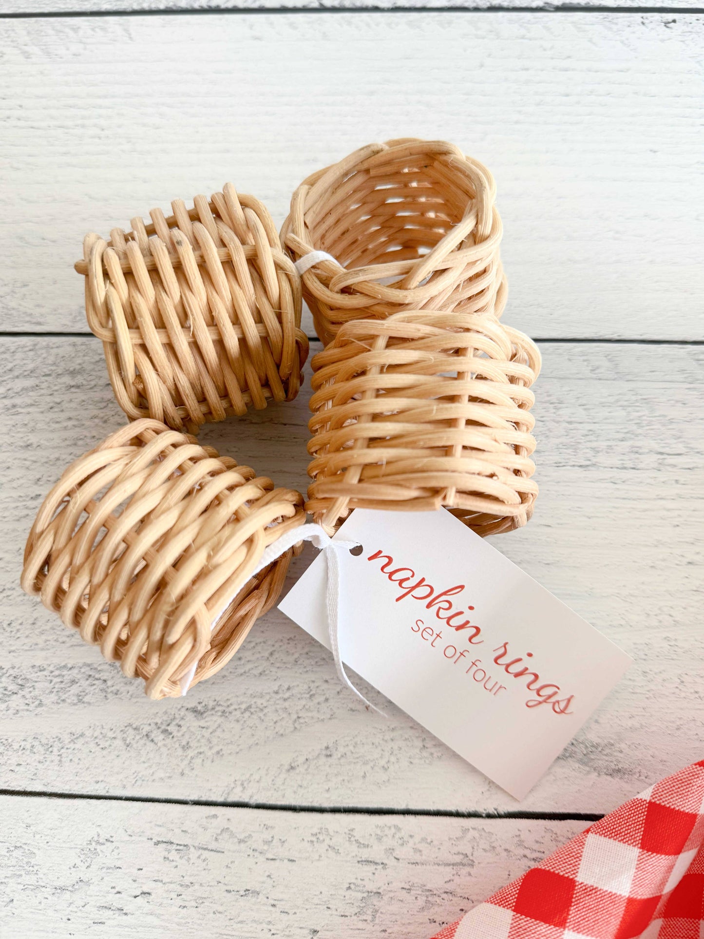 Picnic Basket Napkin Rings