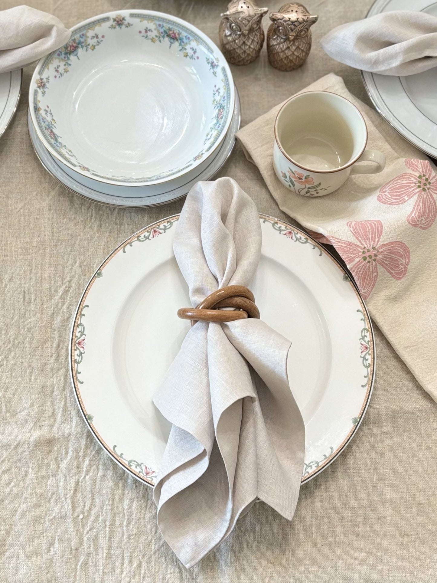Wood Bangles Napkin Rings