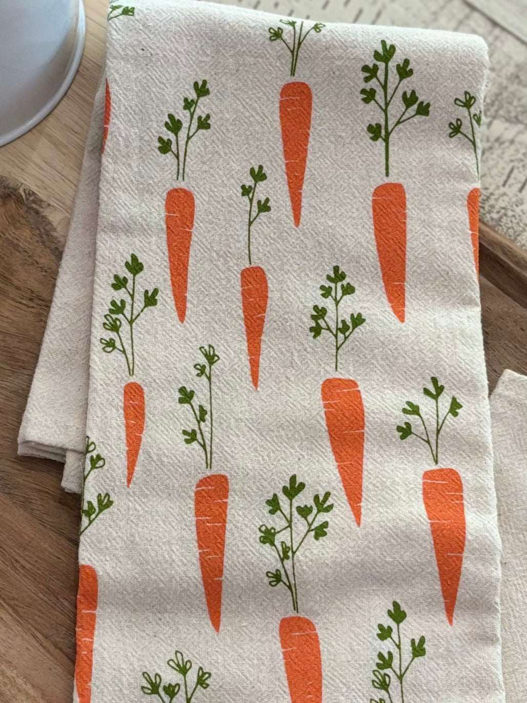 Carrot Patch Tea Towel