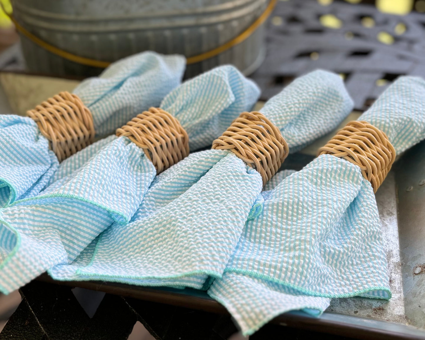 Picnic Basket Napkin Rings