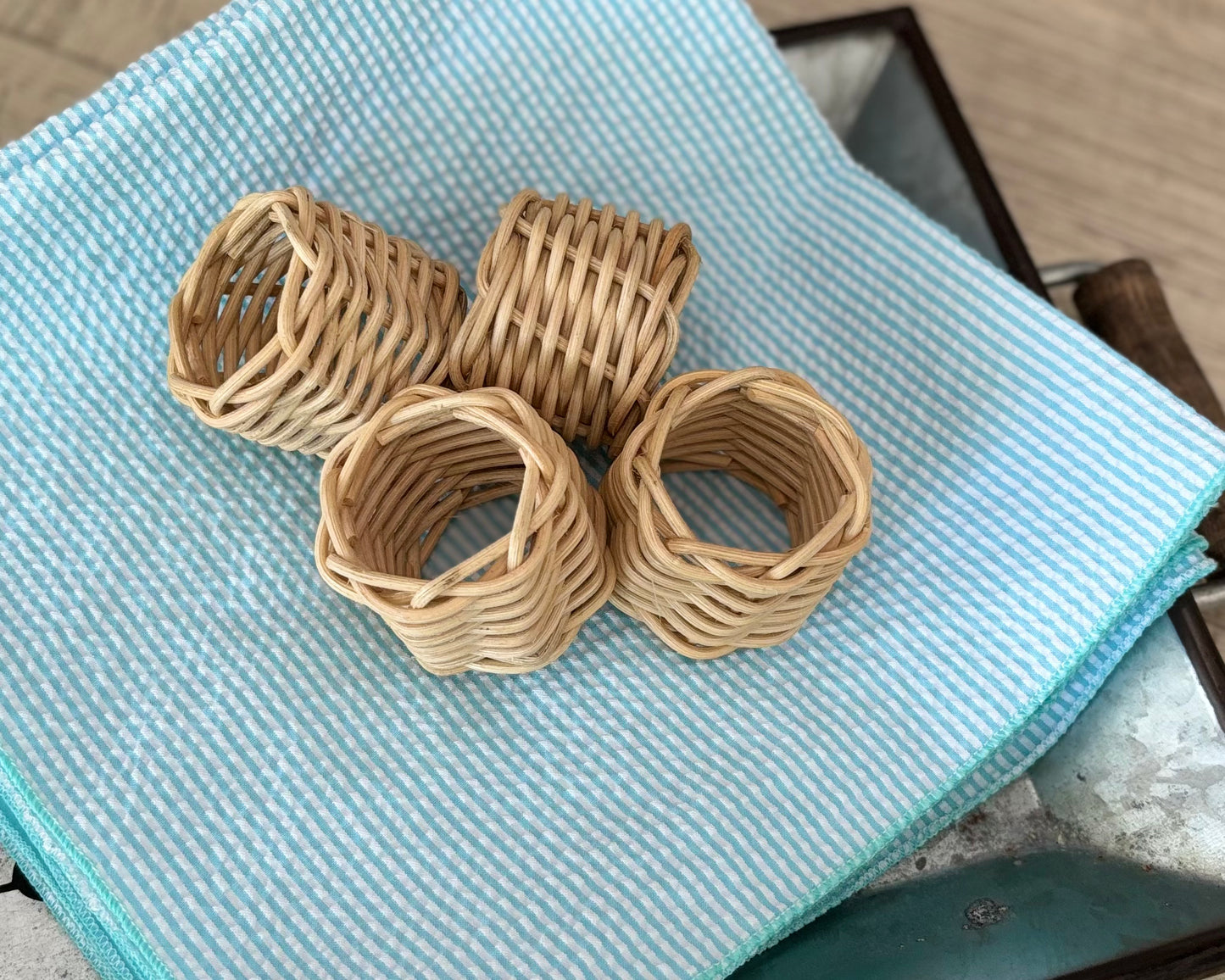 Picnic Basket Napkin Rings