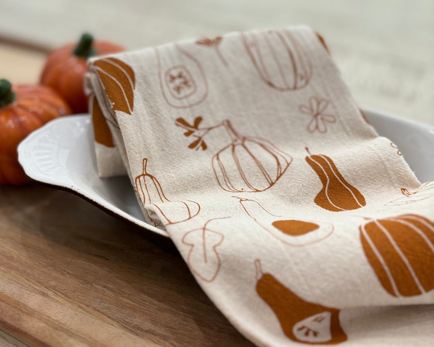 Autumn Harvest Tea Towel