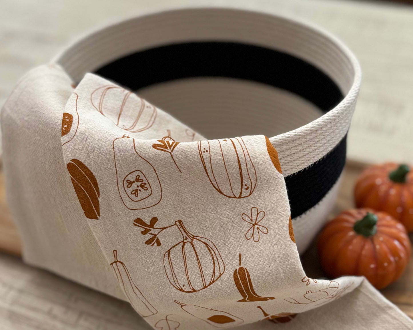 Autumn Harvest Tea Towel