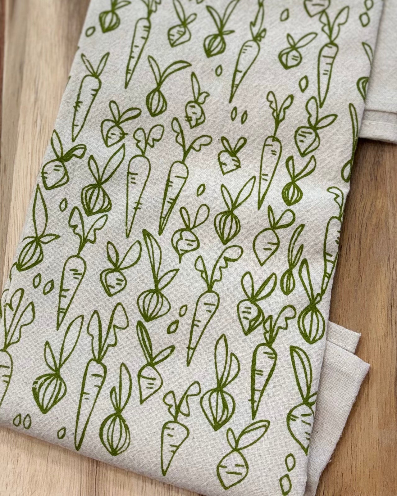 Harvest Roots Tea Towel