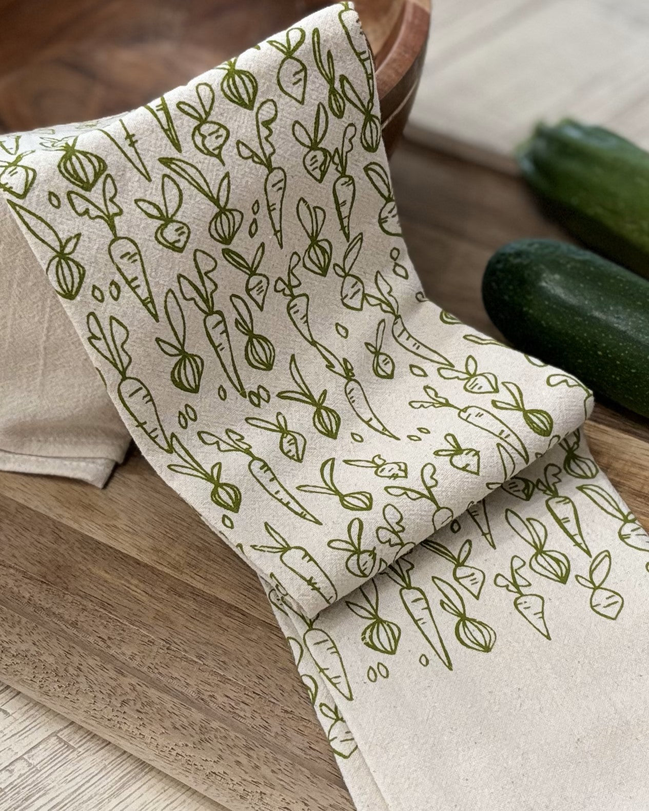 Harvest Roots Tea Towel