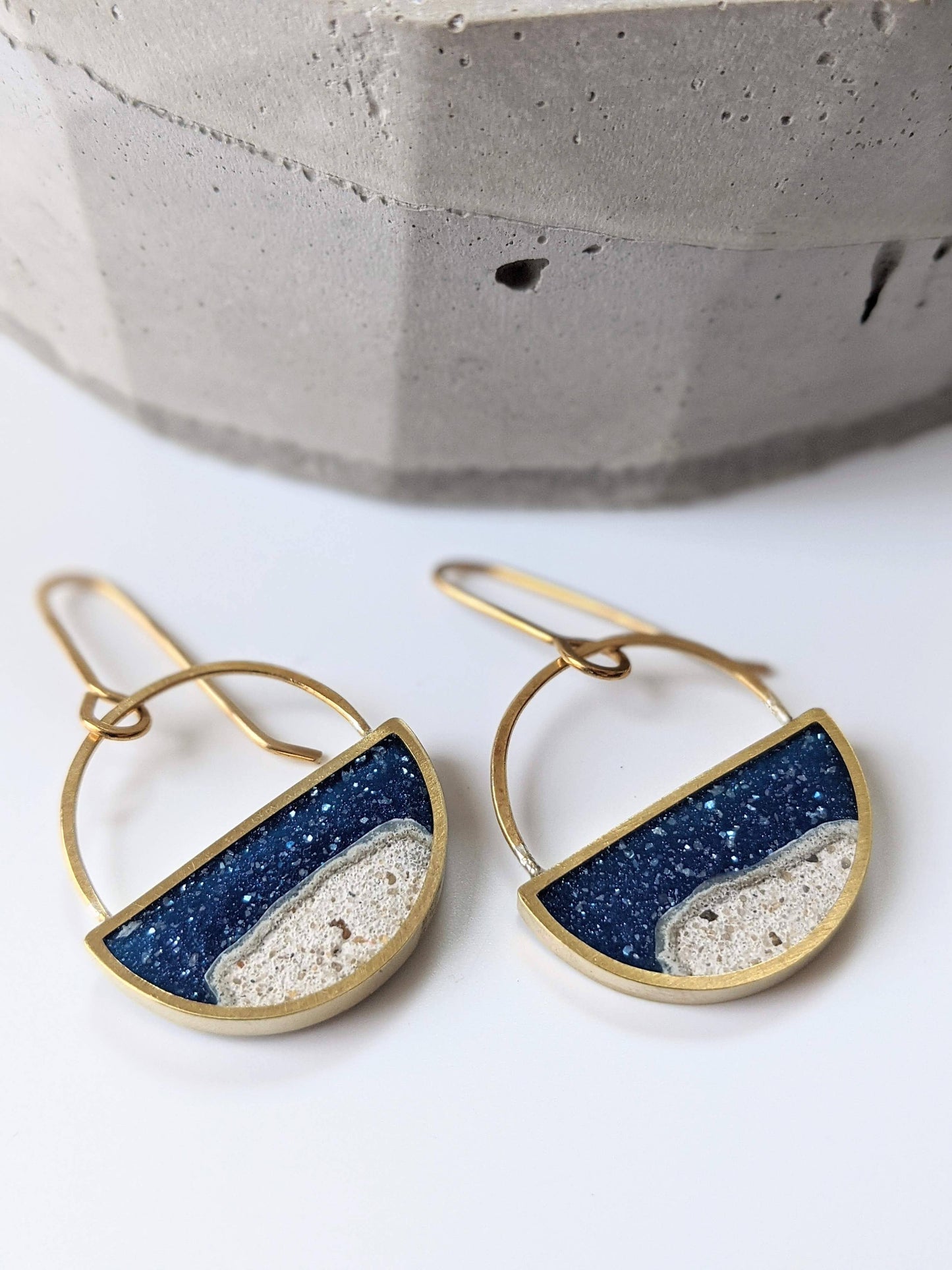 Beach Half Moon Earrings