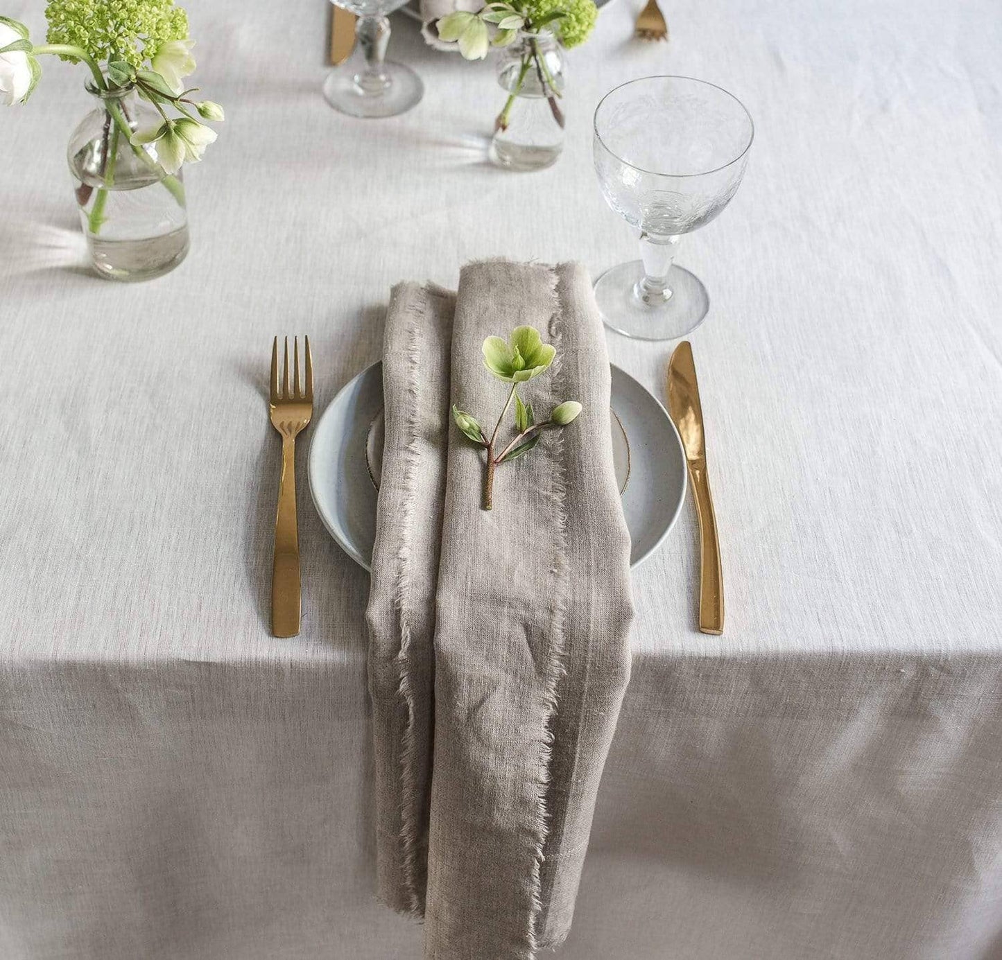 Smooth Linen Napkin Set