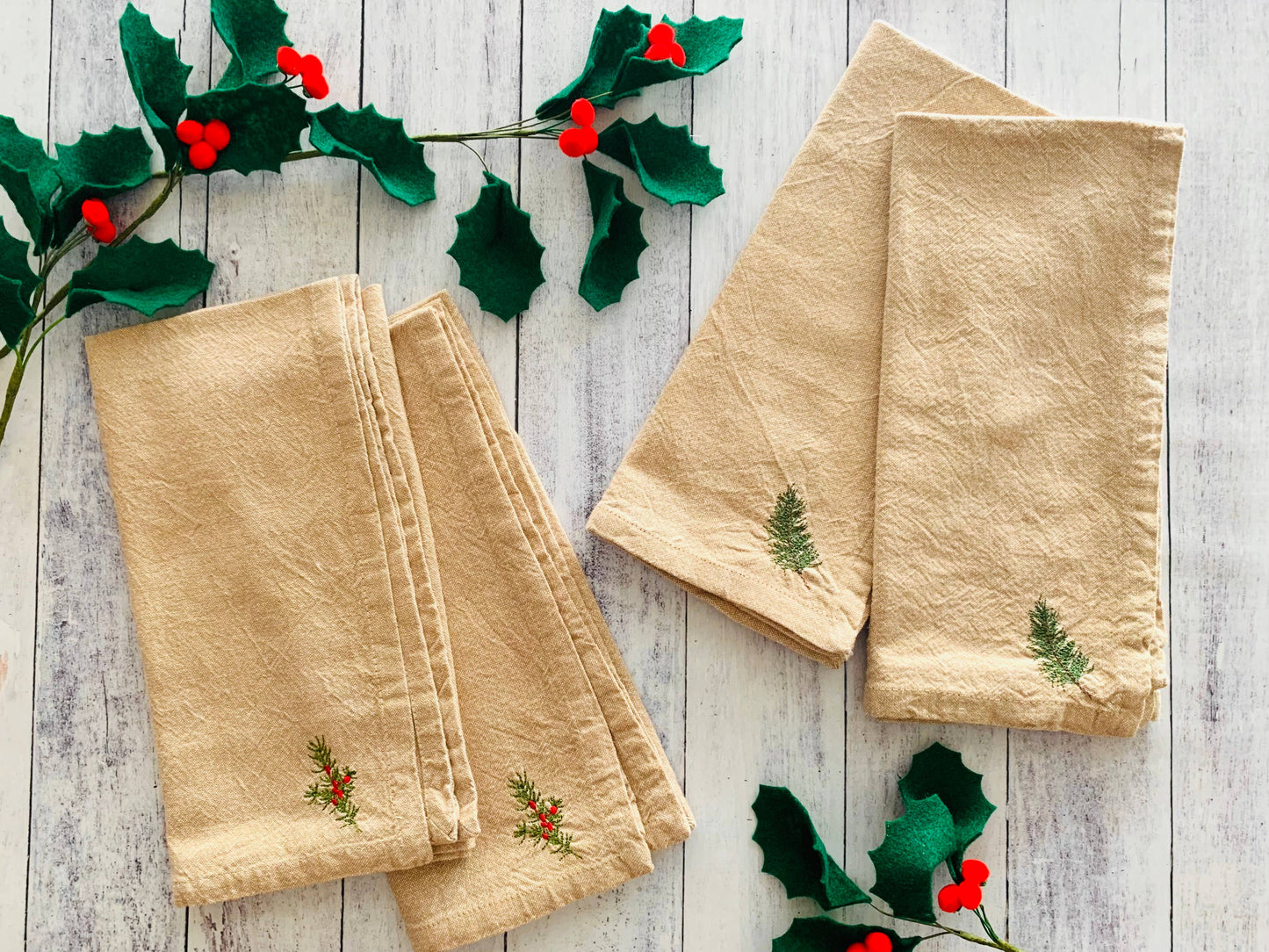 Holly Berry Napkins