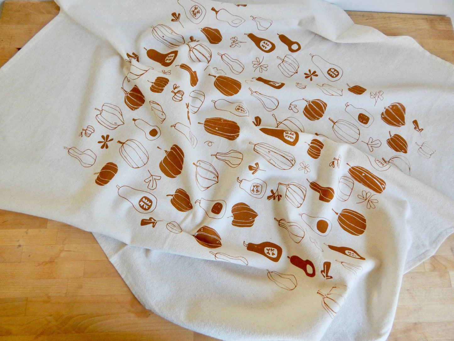 Autumn Harvest Tea Towel