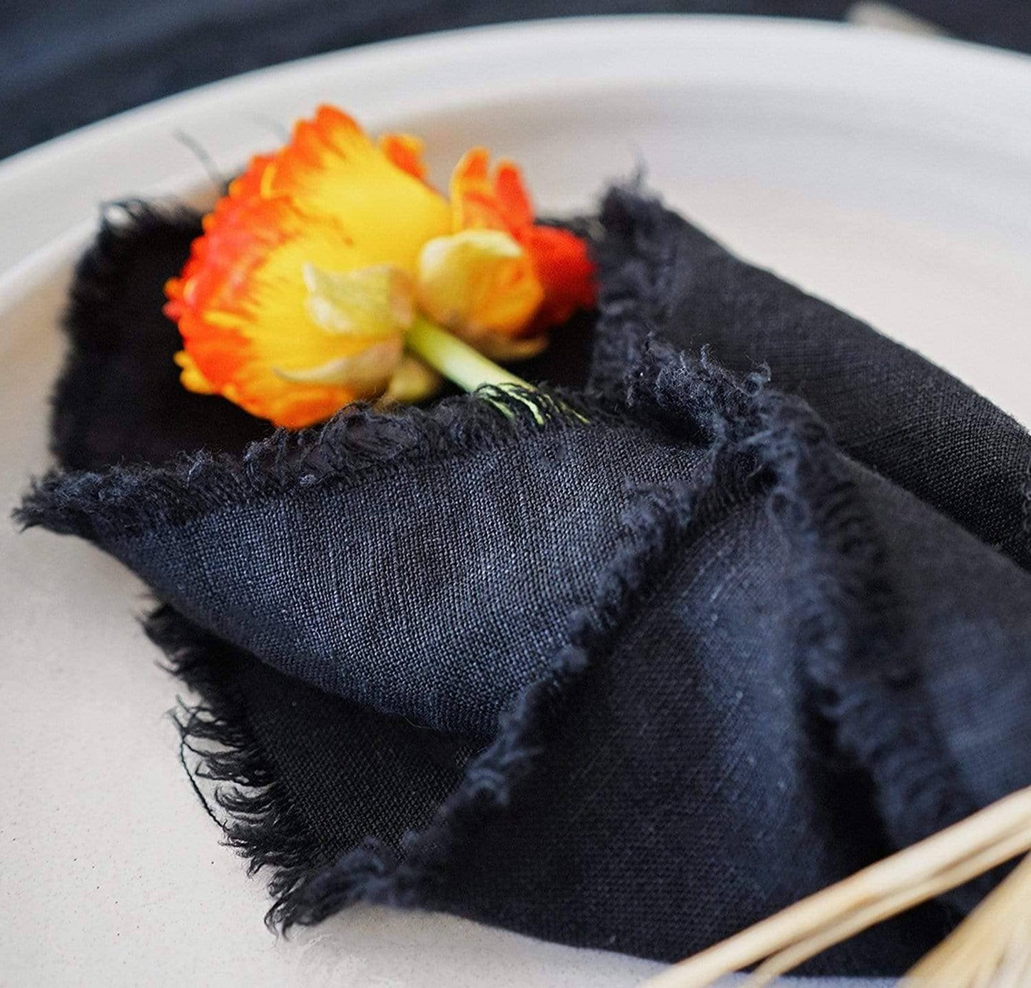 Smooth Linen Napkin Set