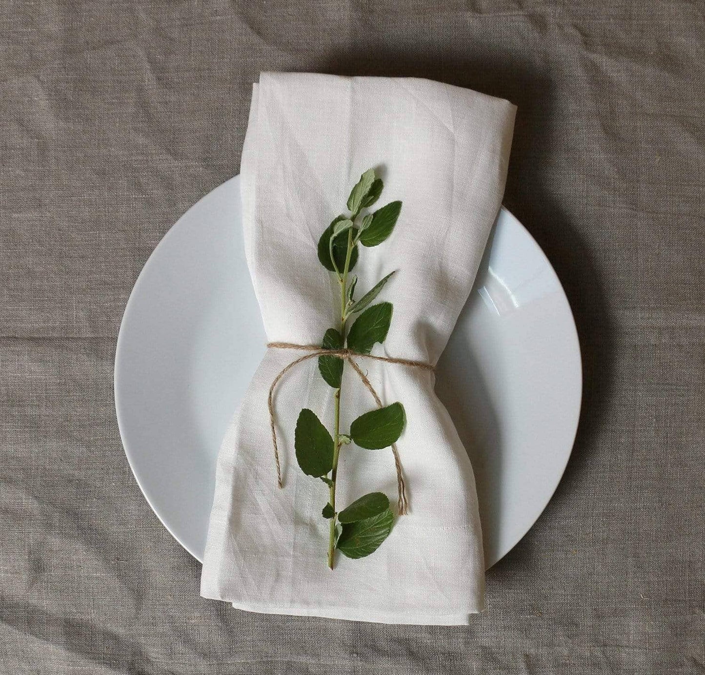 Smooth Linen Napkin Set