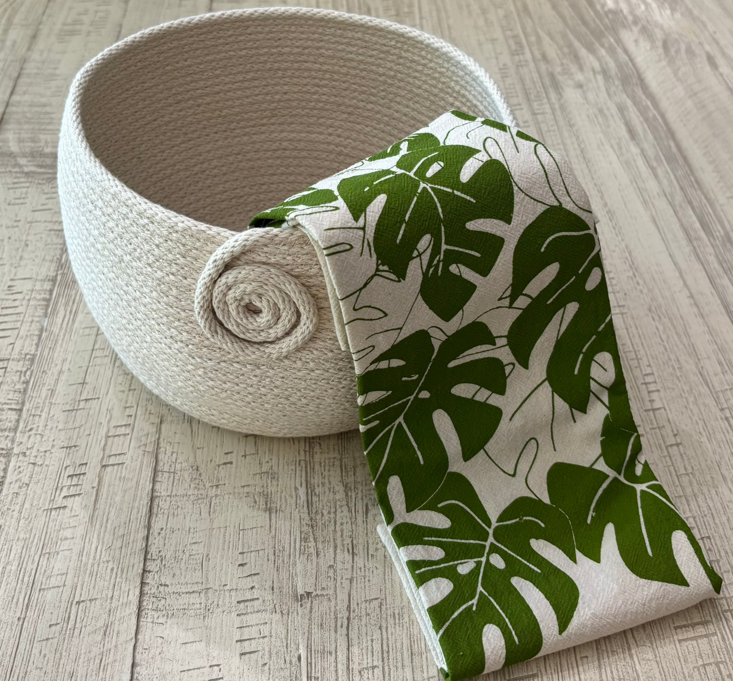 Tropical Monstera Tea Towel