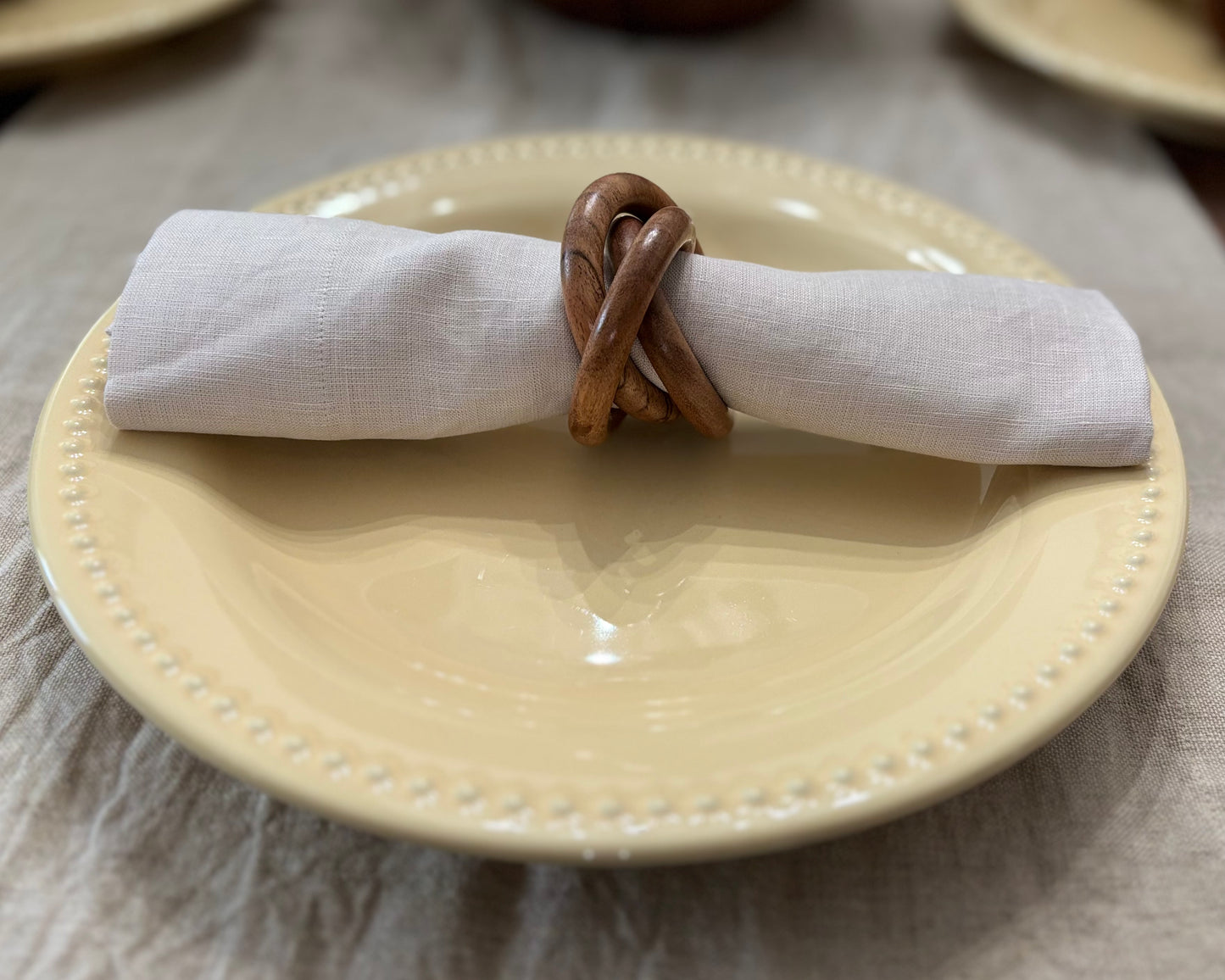 Wood Bangles Napkin Rings