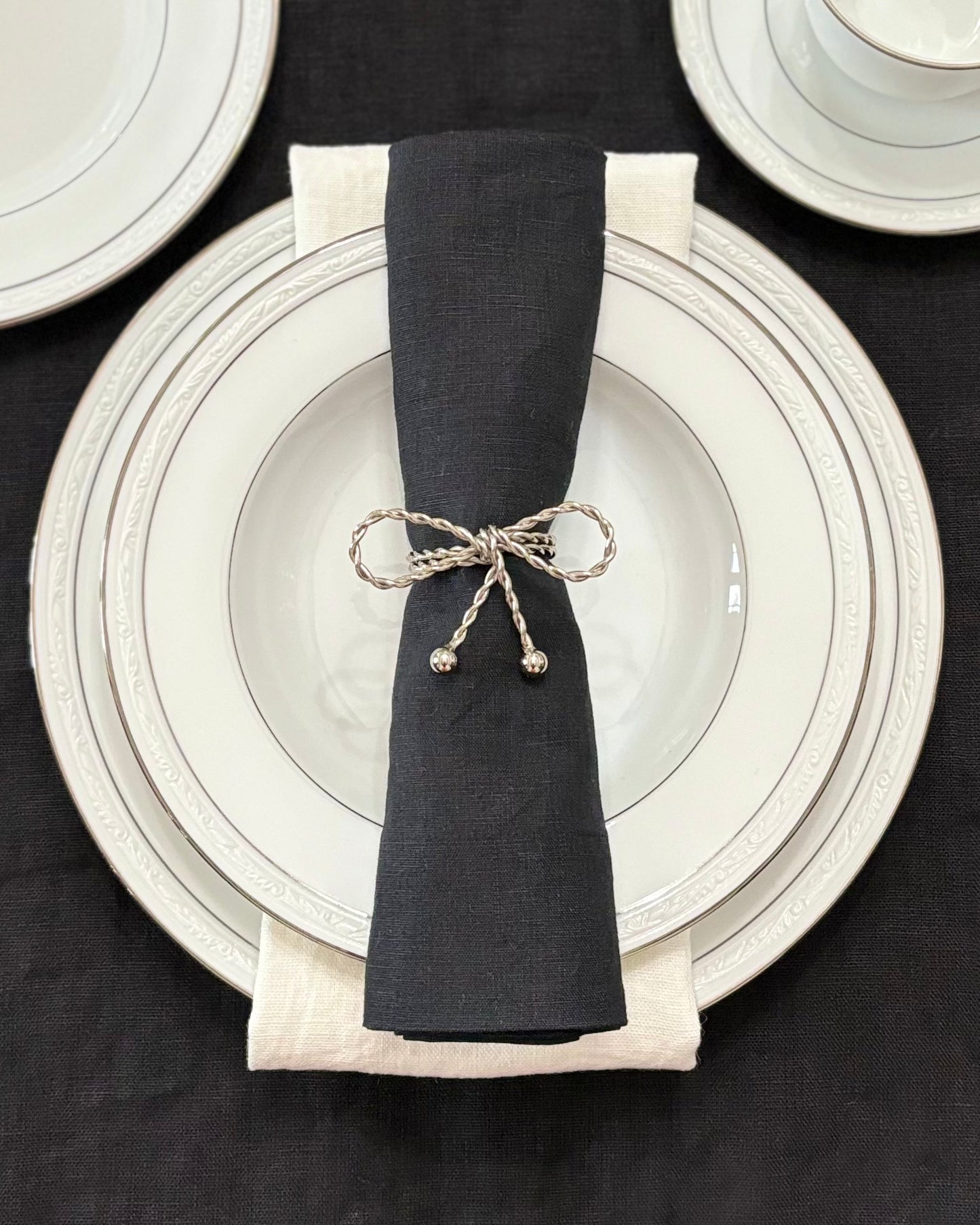 Tie A Bow Napkin Rings