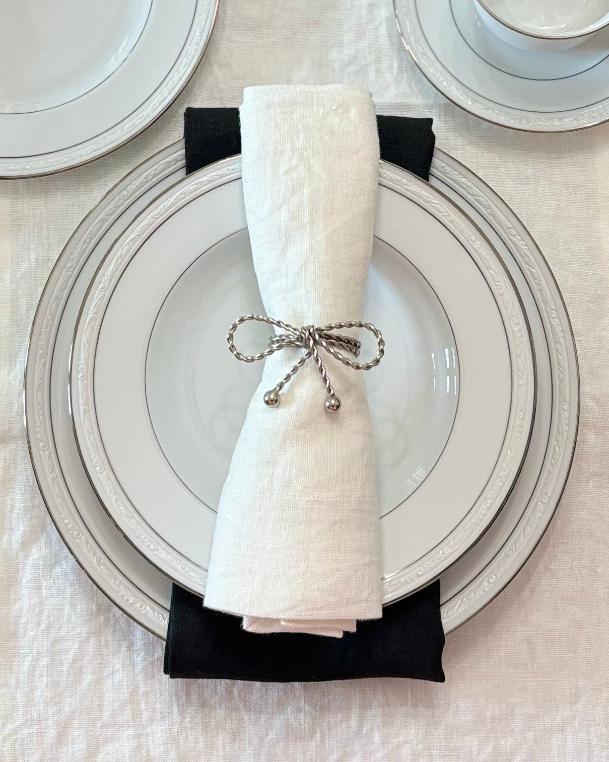 Tie A Bow Napkin Rings