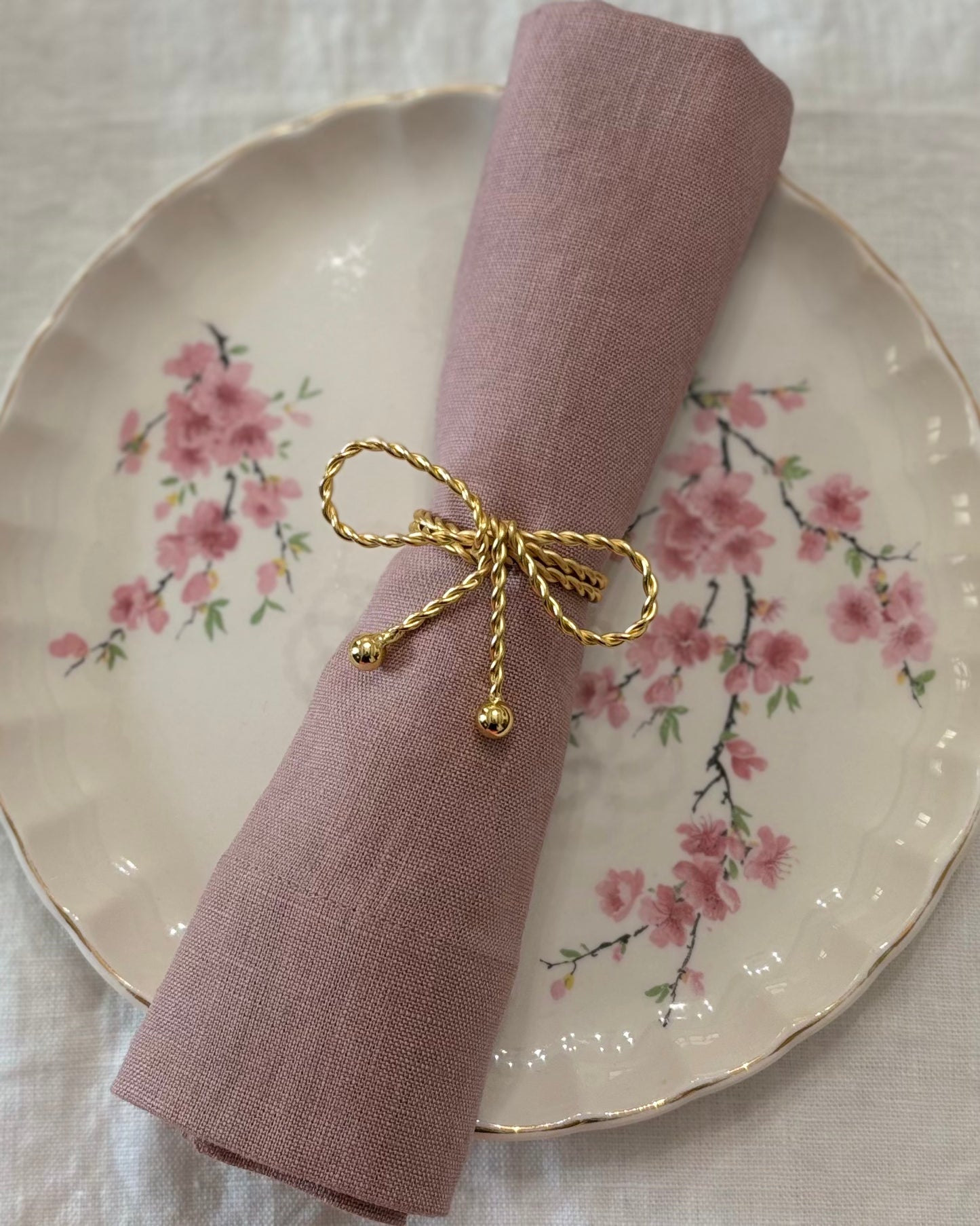 Tie A Bow Napkin Rings